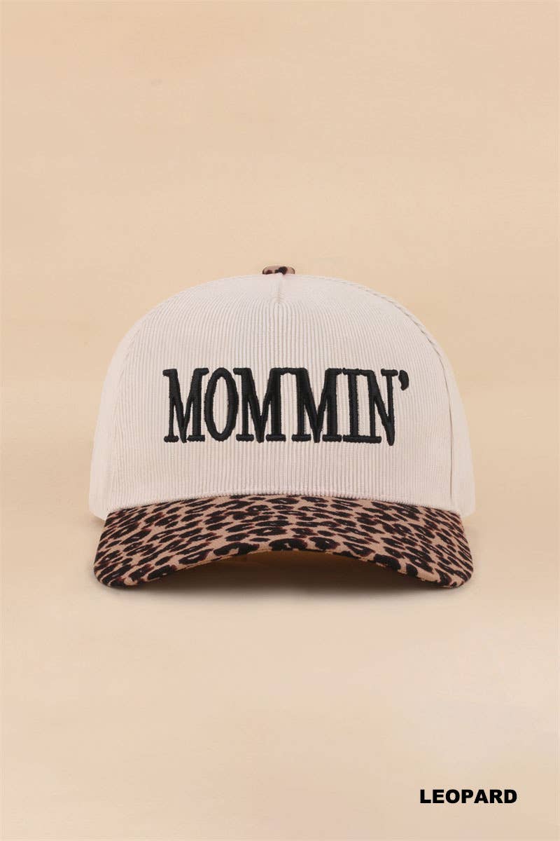 Mommin' Two Tone Corduroy Cap