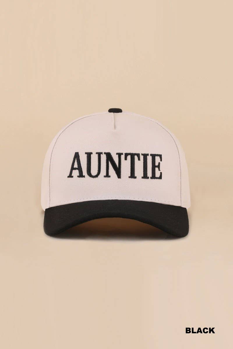 Auntie Two Tone Snapback Hat