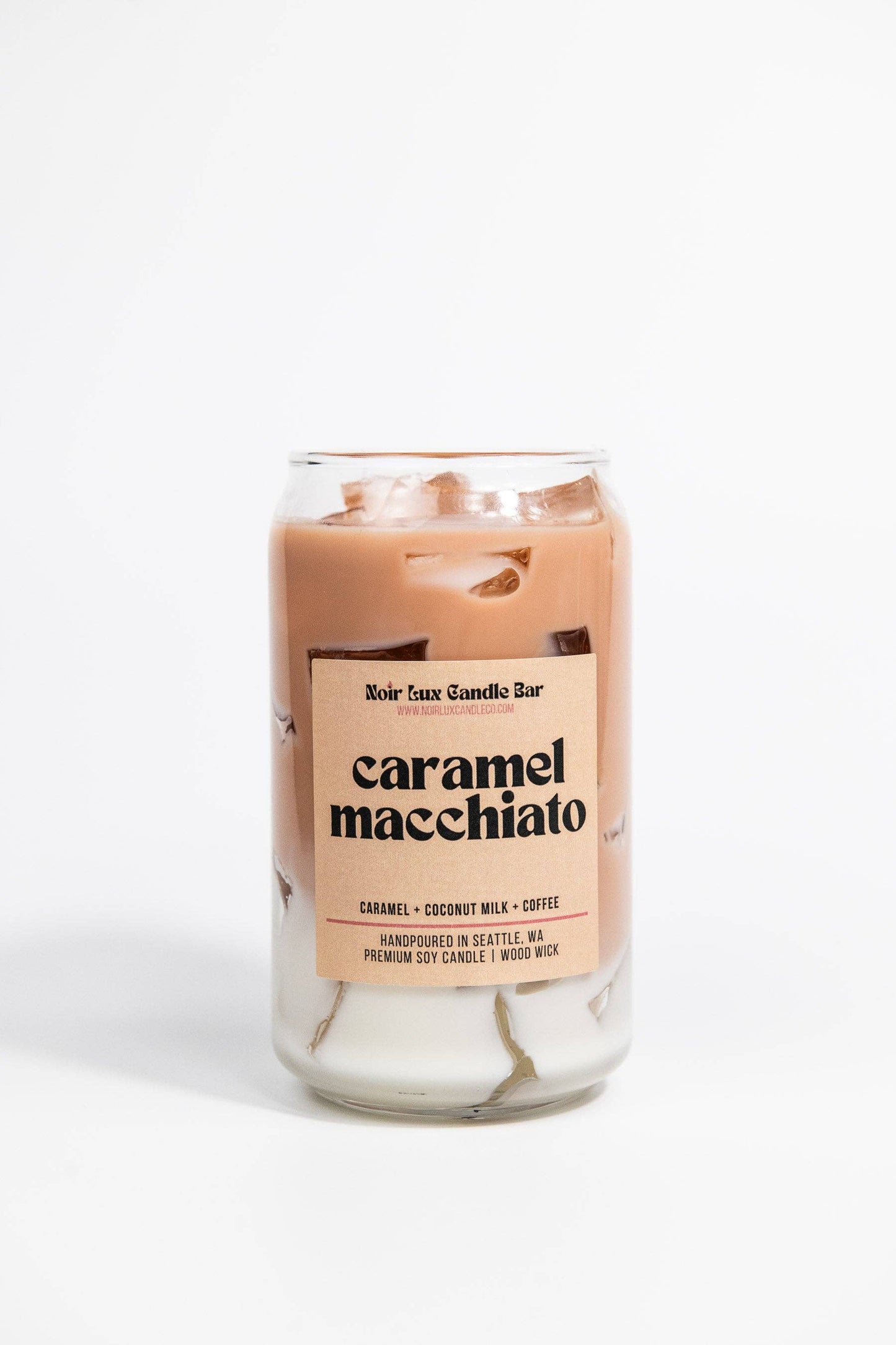 Iced Caramel Macchiato Coffee Candle: 10 oz