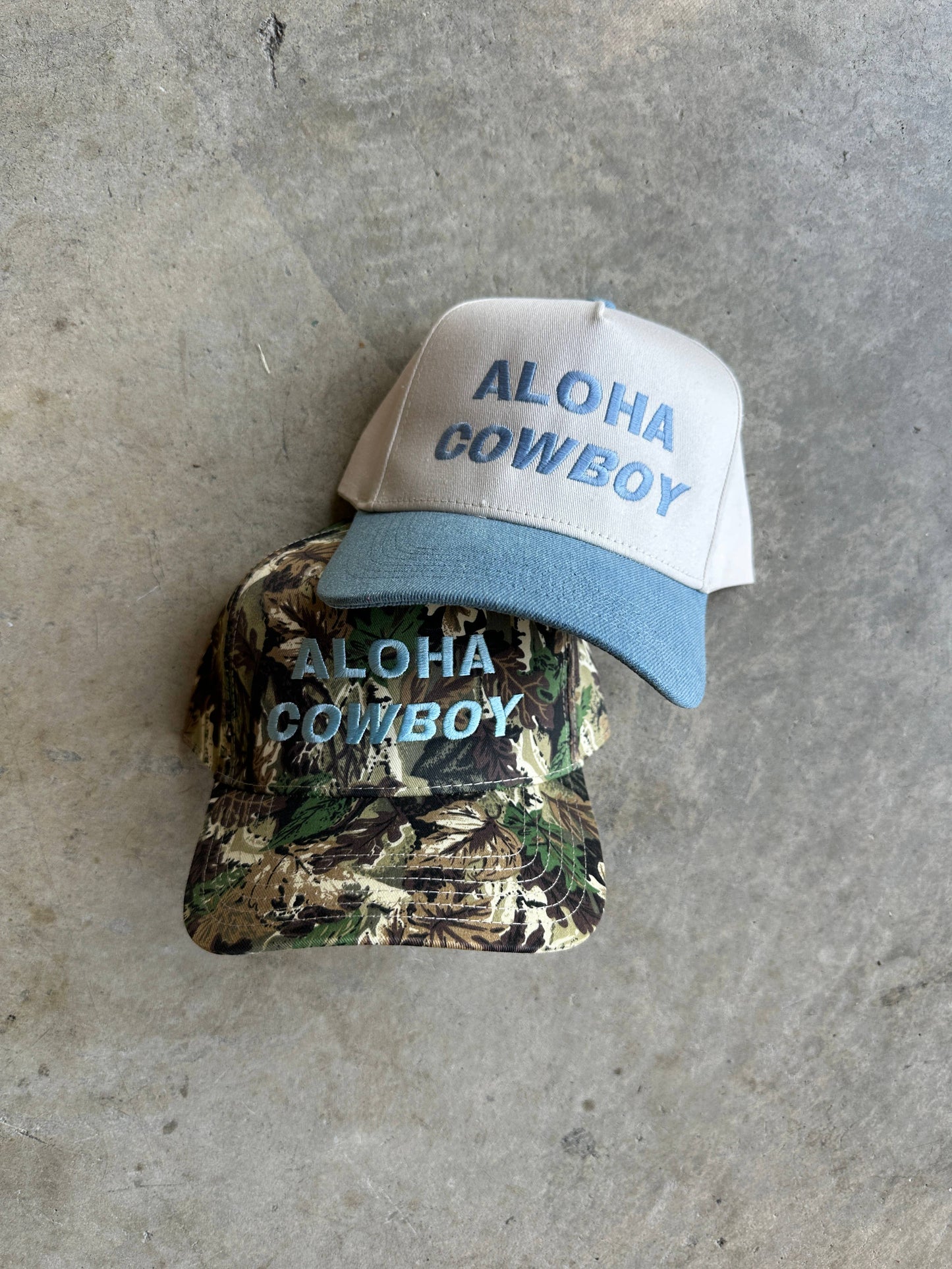 Aloha Cowboy camo hat : Camo