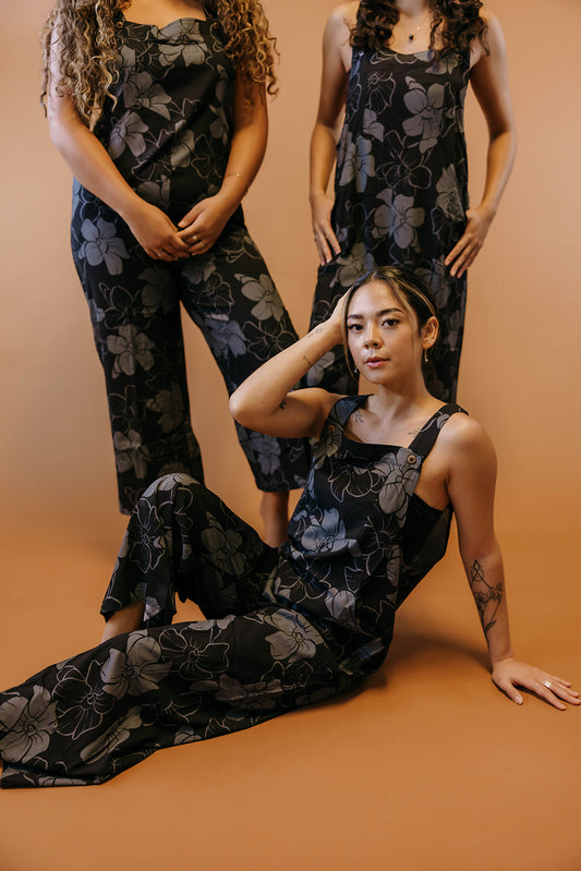 PAUAHI OVERALLS - Black + Grey