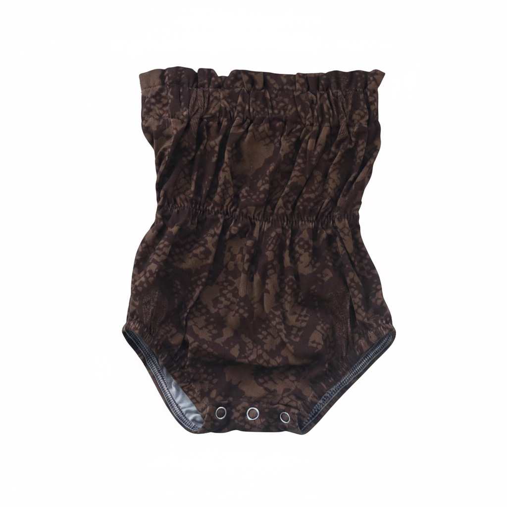 Kawena Onesie - Brown Textile Snake (ONLINE)
