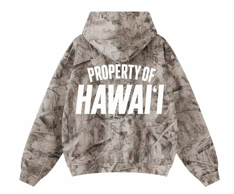 Property of Hawai`i - Camo Hoodie (Online)