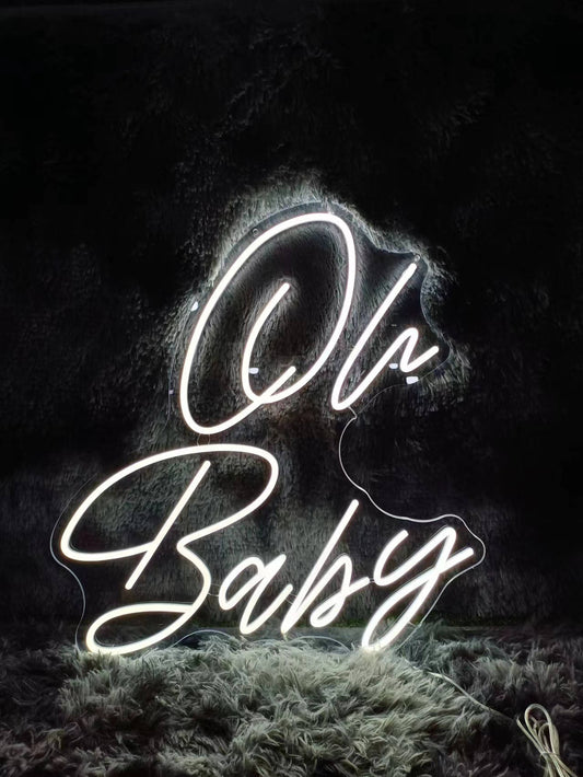 "Oh Baby" Neon Light Sign