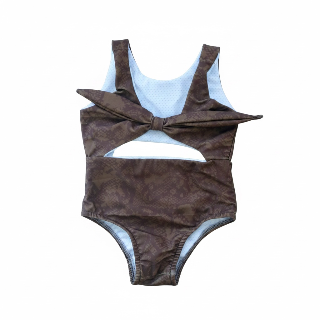 Lala one Piece - Brown Textile Snake (online)