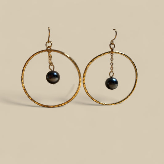 Justine Hoops - Black Pearl
