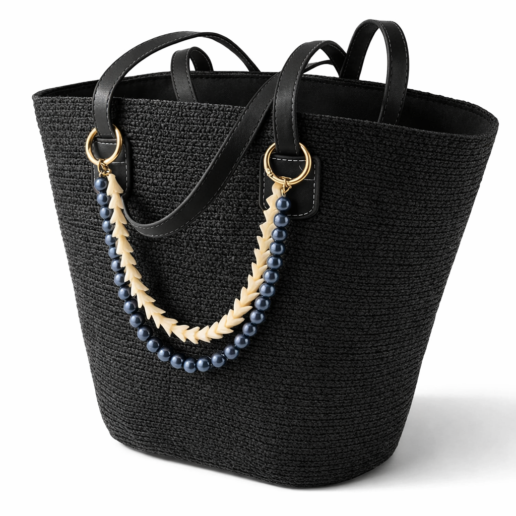 Bellflower x Shell Pearl bag lei