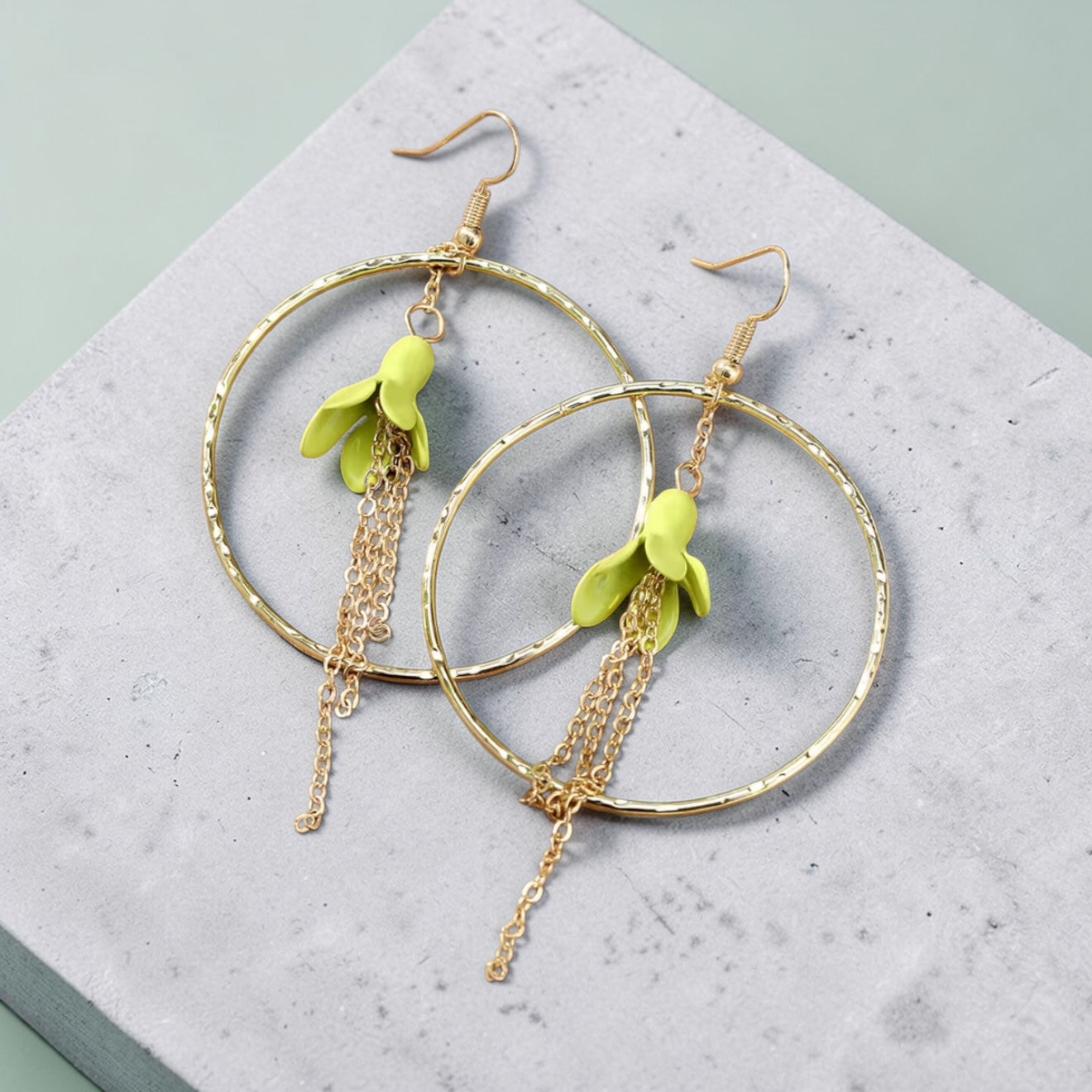 Pakalana Tassel Hoop- Green
