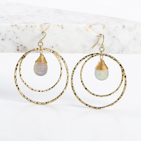 Natures Stone Earrings - Aurora