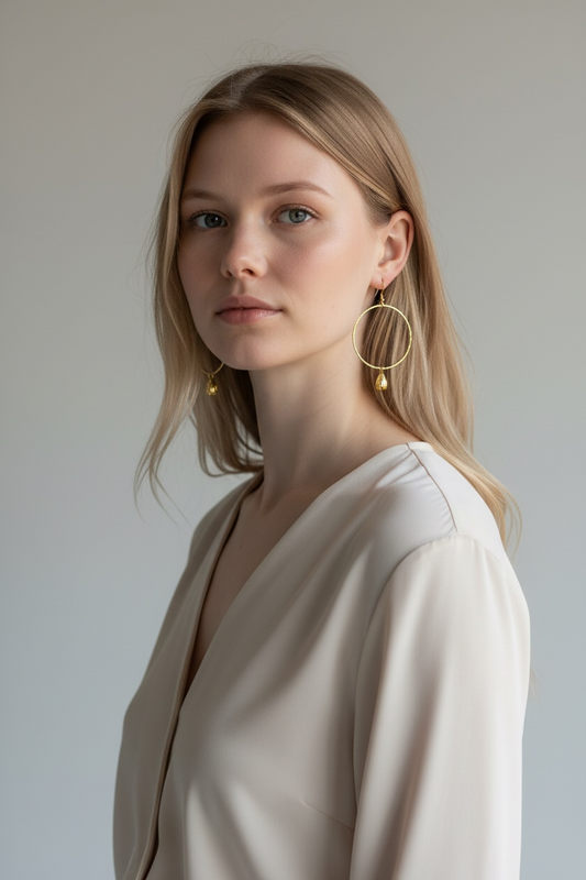 Everyday Hoops - Gold pikake