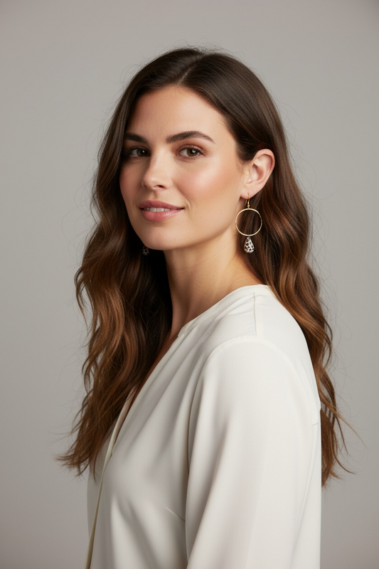 Mini Everyday Hebrew Cone Shell Earrings