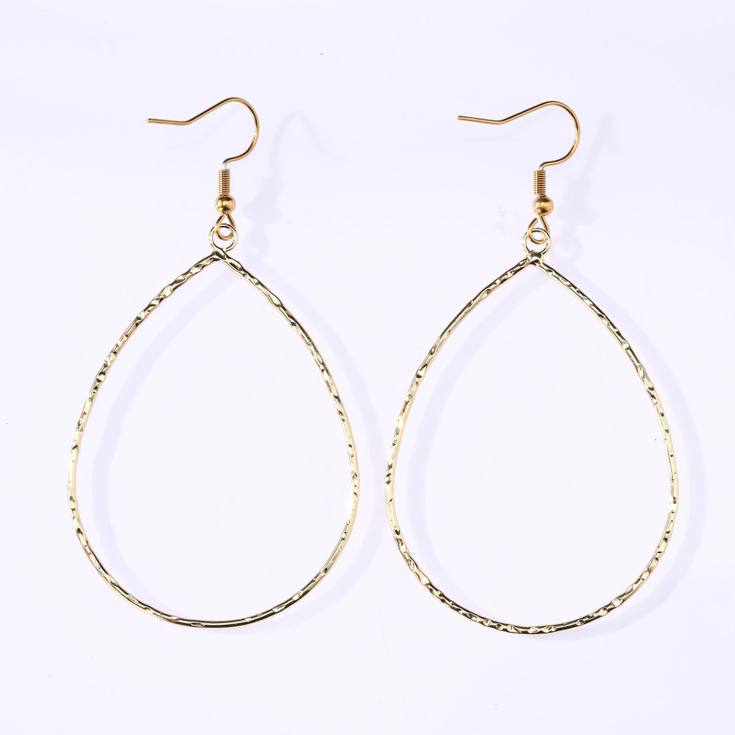 Plain Teardrop Hoops