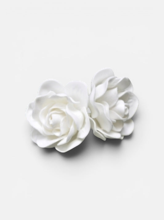 Gardenia Foam Flower With Stem - (2.5 inches) TK-FGAR1