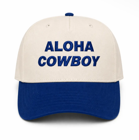 Aloha Cowboy Cobalt Blue