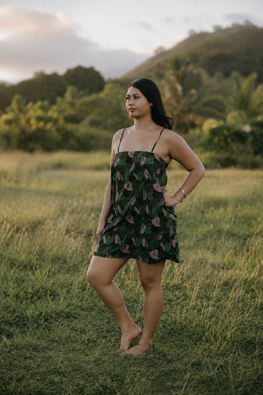 Pu’ulei Dress - Kalo Camo