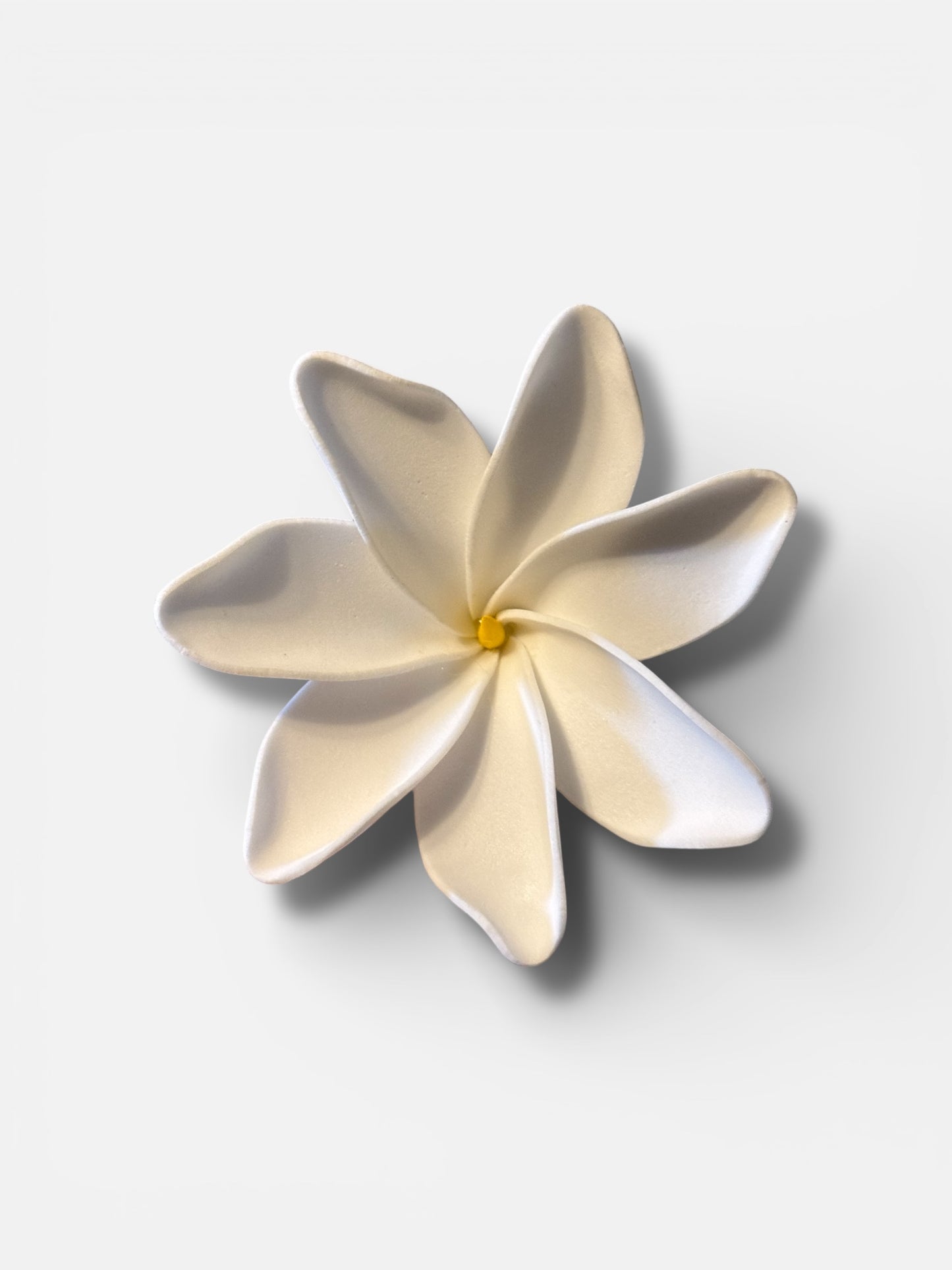 Tahitian Tiare Foam Flower With Stem (3.93 Inches)