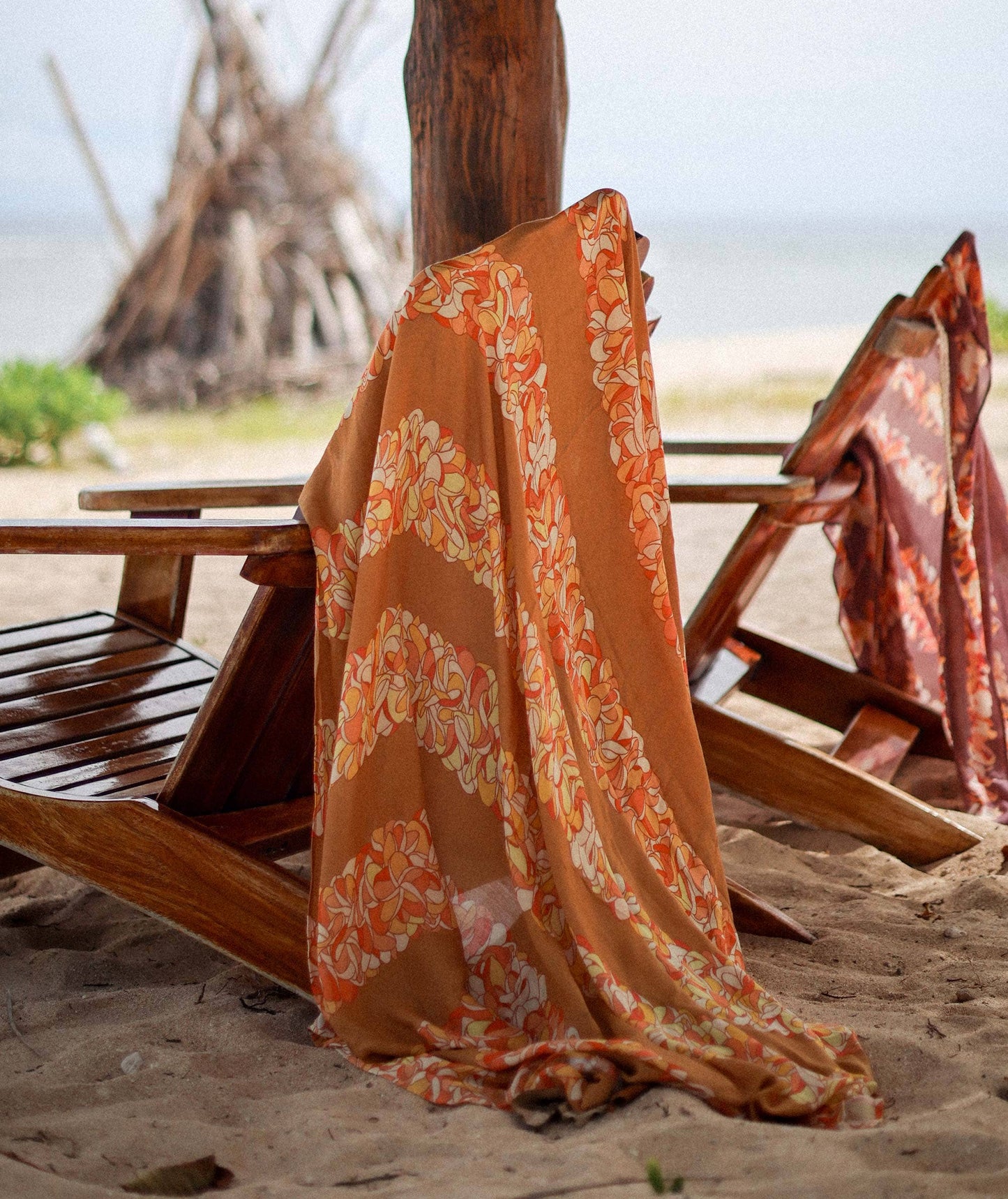 Summer Lei Pareo: 74 x 46 in