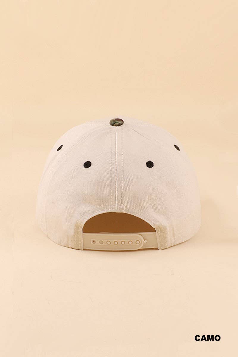 Auntie Two Tone Snapback Hat
