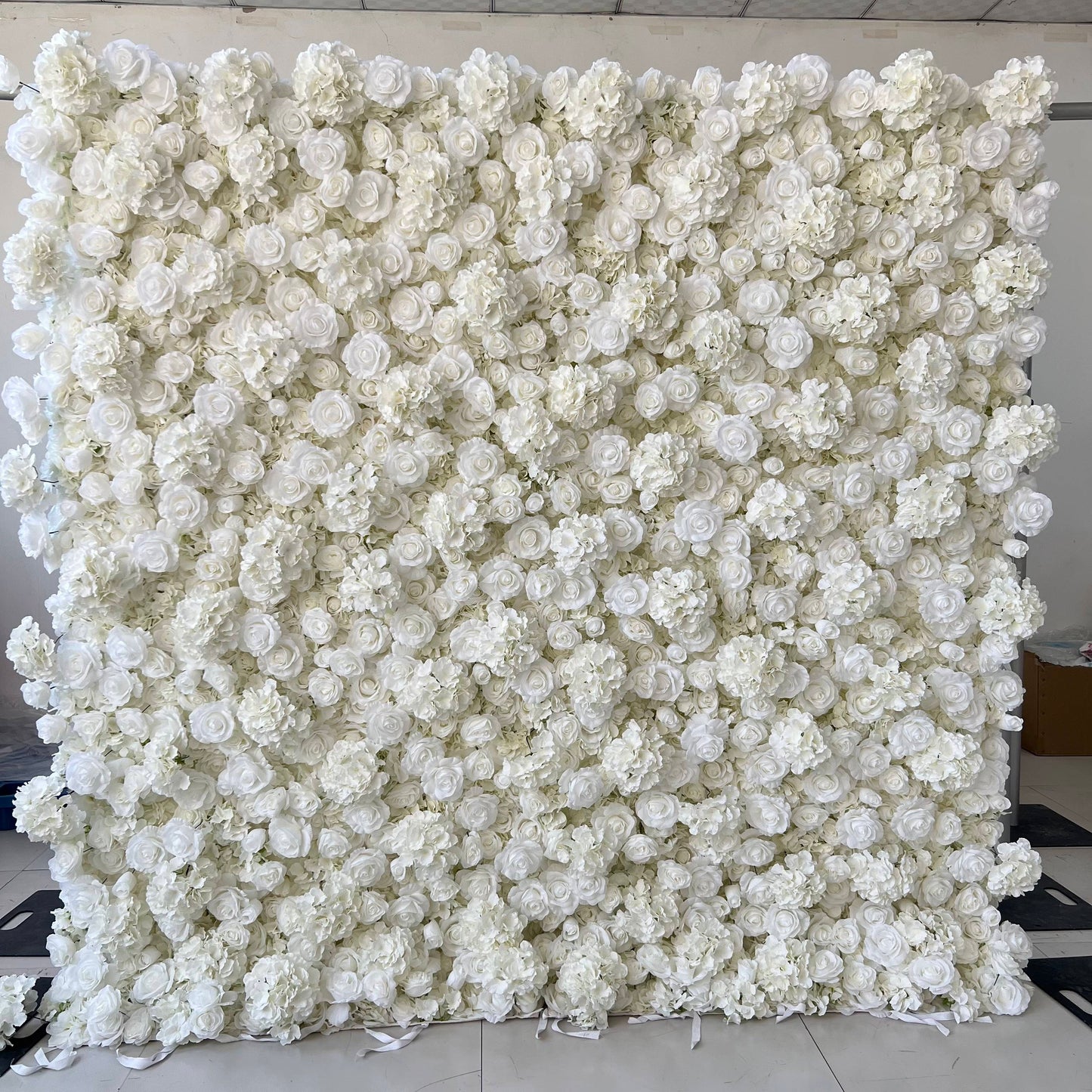 White Rose Flower Wall (REQUEST ONLY) $450