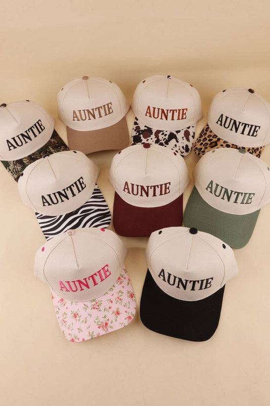 Auntie Two Tone Snapback Hat