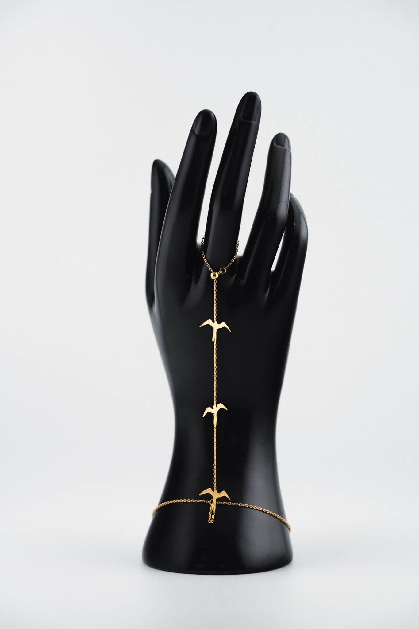 Iwa Flight Hand Chain - 14K PVD Gold