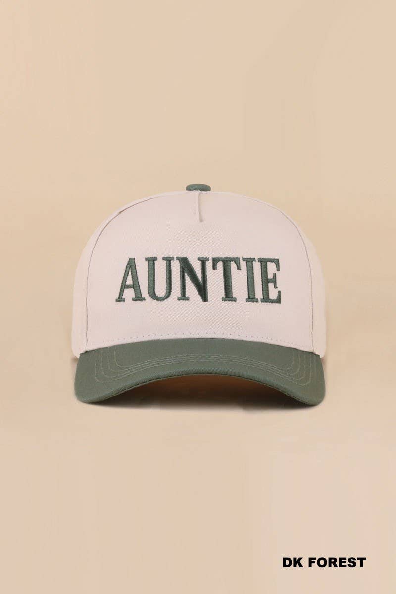 Auntie Two Tone Snapback Hat