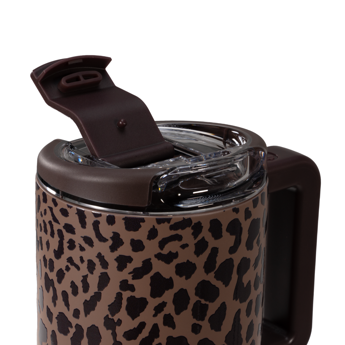 Brown Leopard HydroJug 20 oz Traveler Coffee Mug