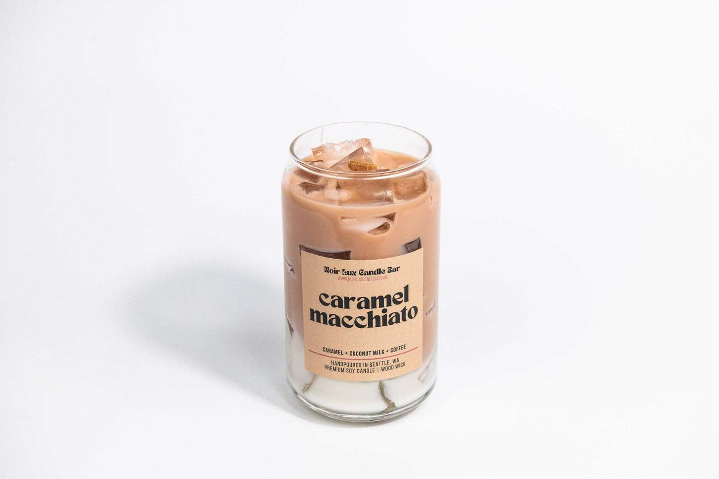Iced Caramel Macchiato Coffee Candle: 10 oz