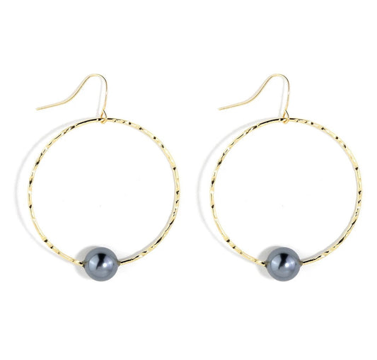 Basic Pearl Hoop